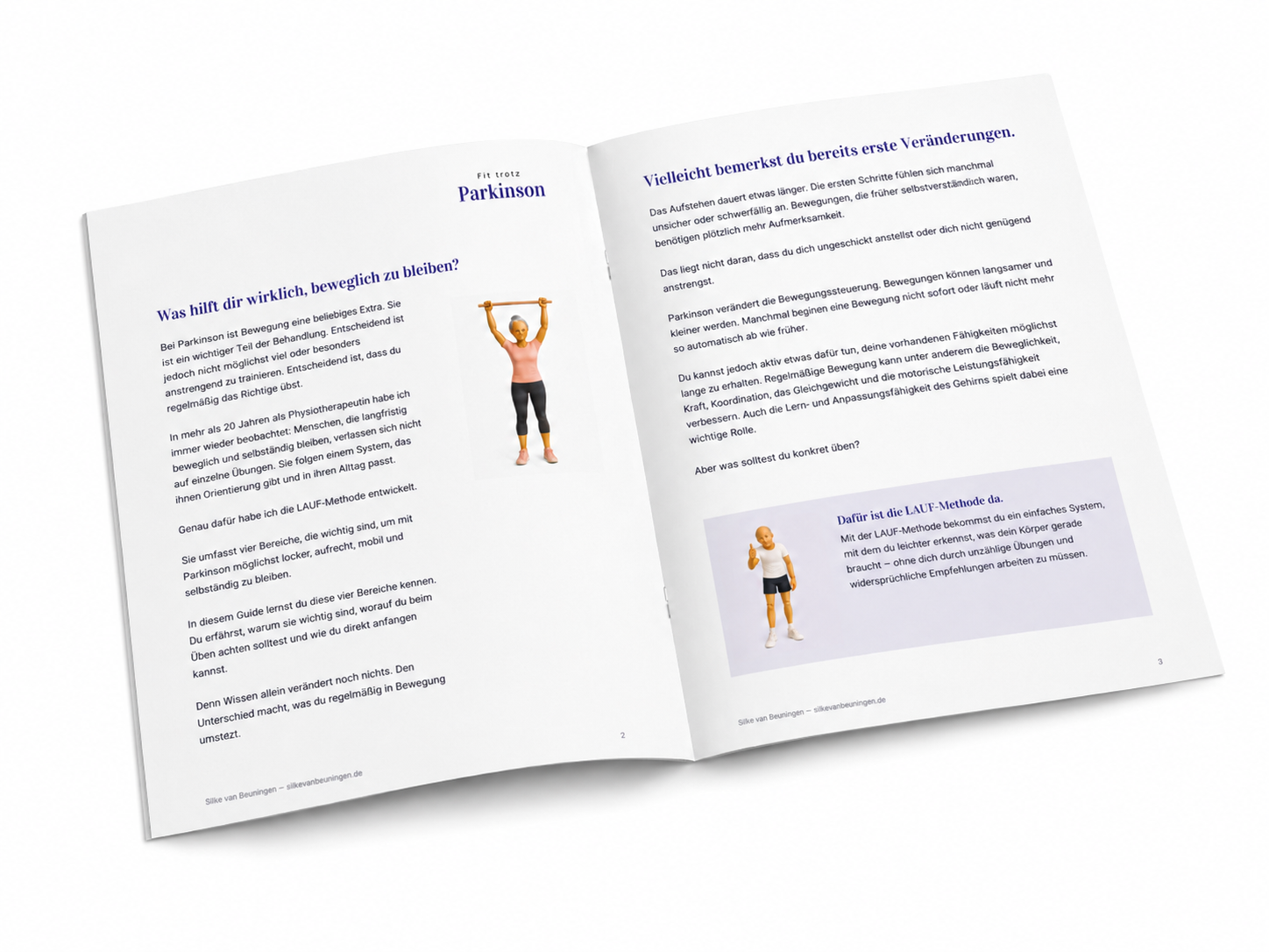 Fit trotz Parkinson – Guide als offenes Buch